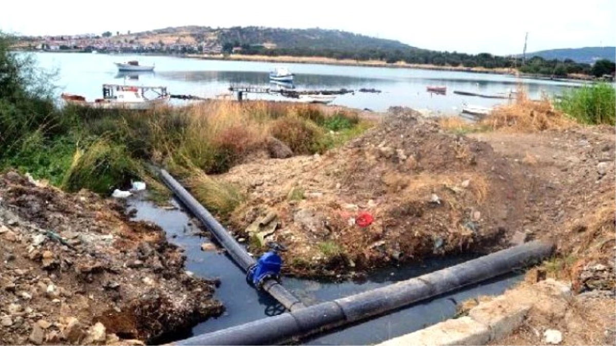 Cunda\'nın Kanalizasyon Atıkları Denize Akıtılıyor