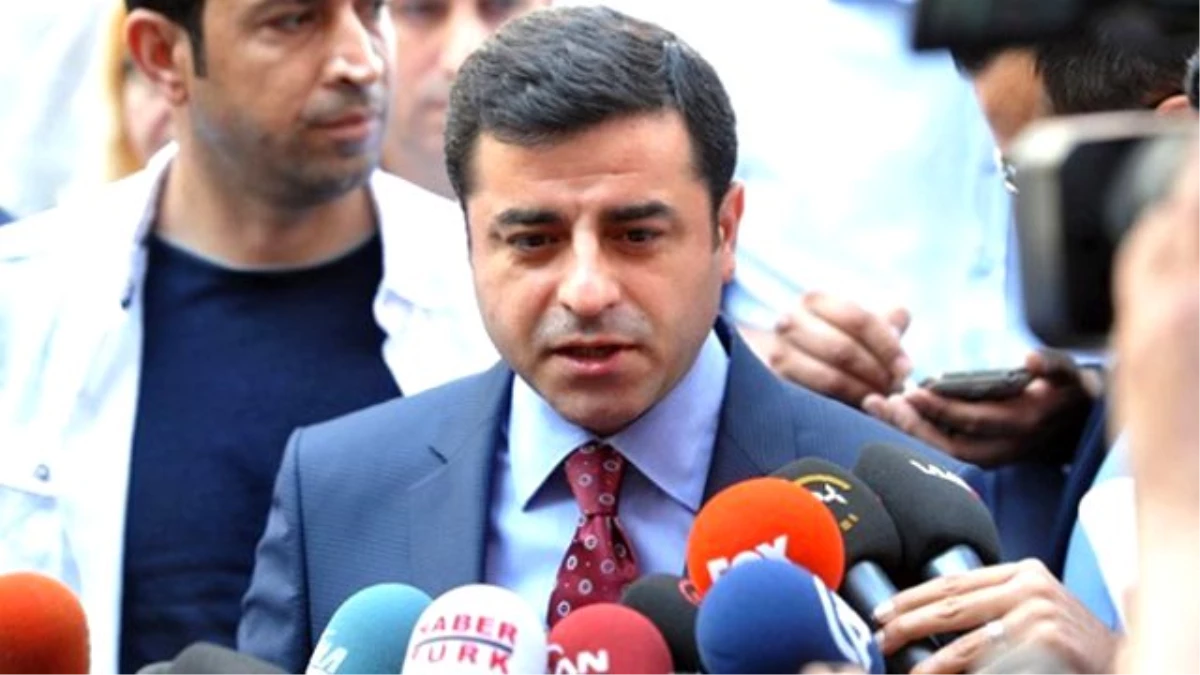 Demirtaş: Başbakan Görevi İade Etsin, Erdoğan Görevi CHP\'ye Versin