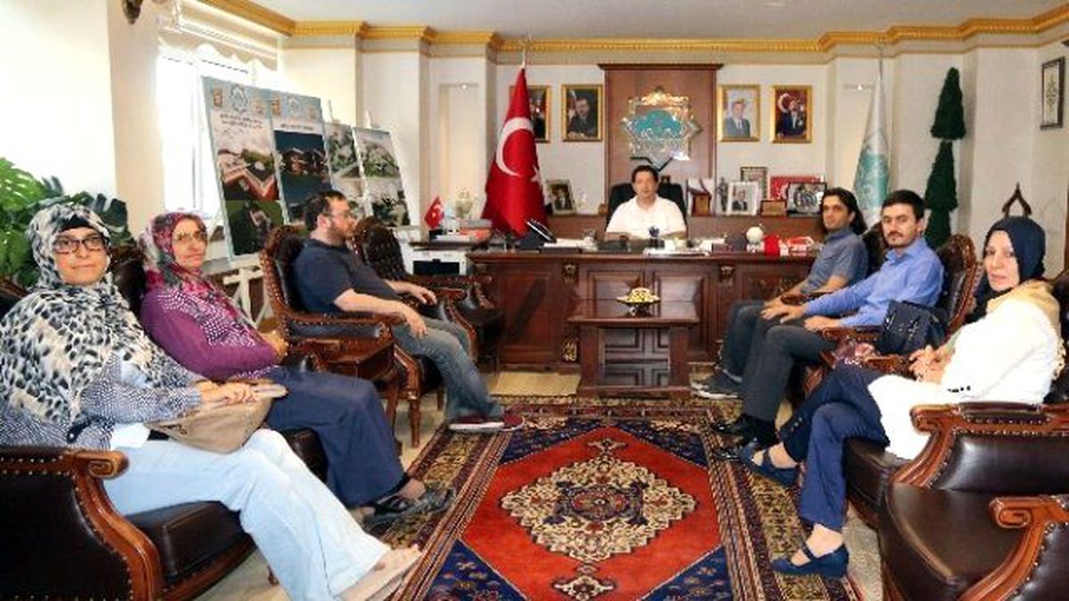 Doktor Köylü ve Beraberindeki Heyetten Başkan Yazgı\'ya Ziyaret