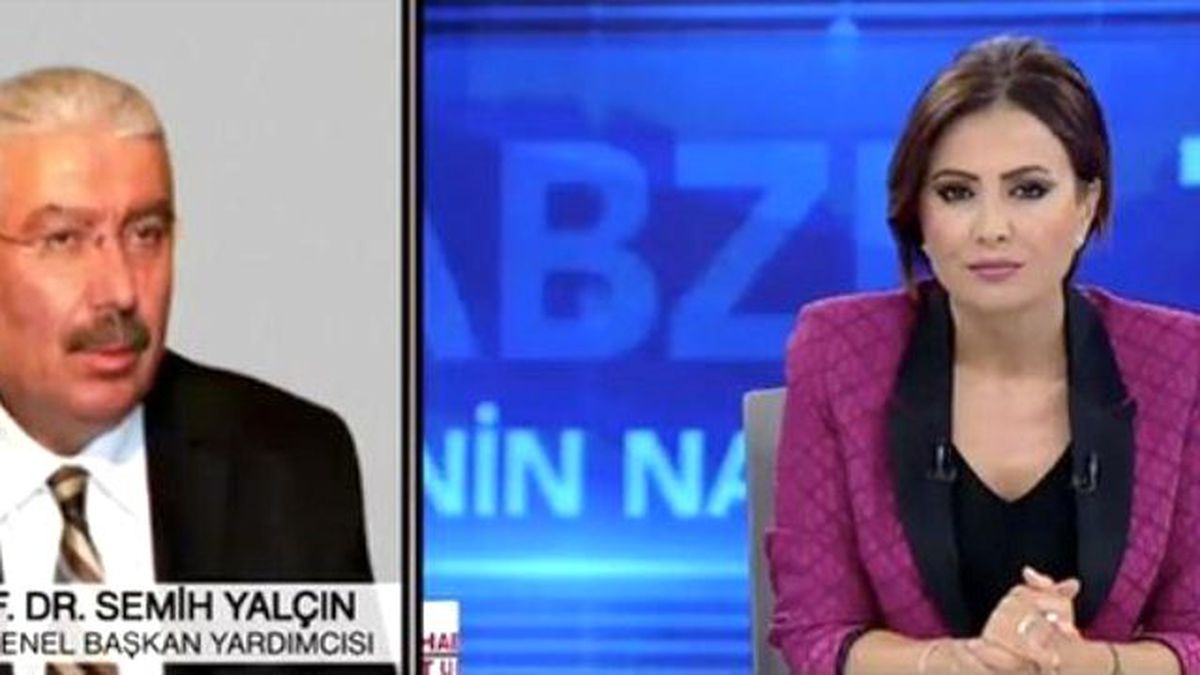 MHP Genel Başkan Yardımcısı Yalçın'ın Lafı Kesilince Canlı Yayını Terk Etti!