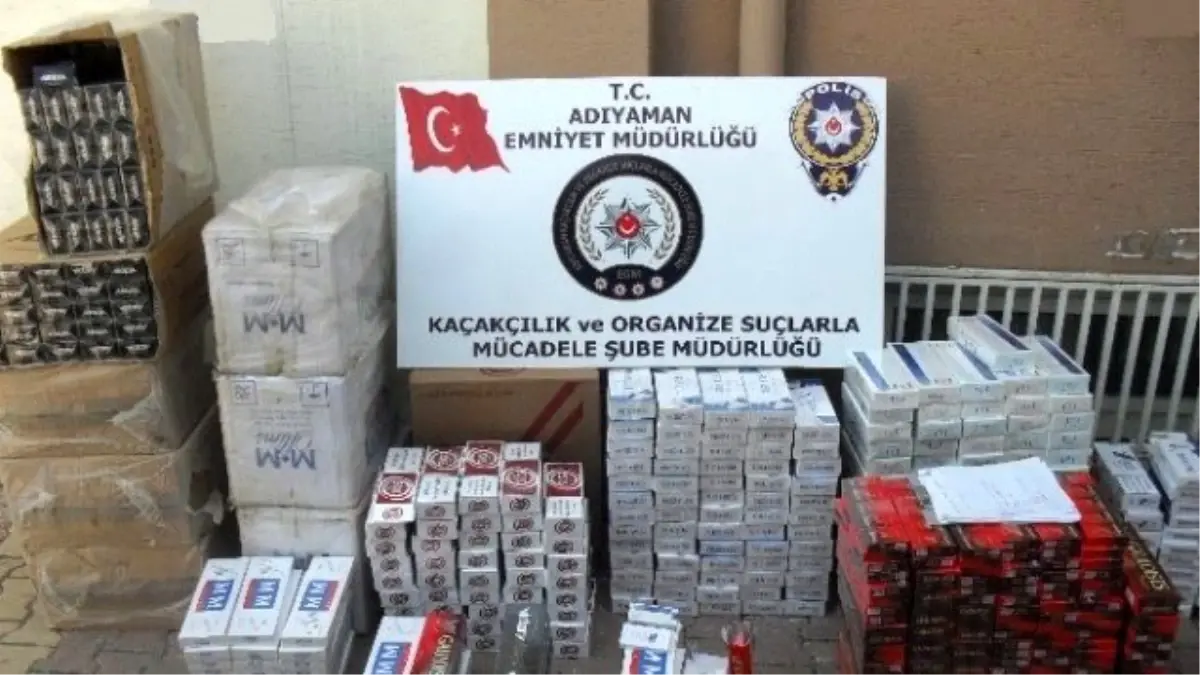 Polis 7 Bin 659 Paket Kaçak Sigara Ele Geçirdi