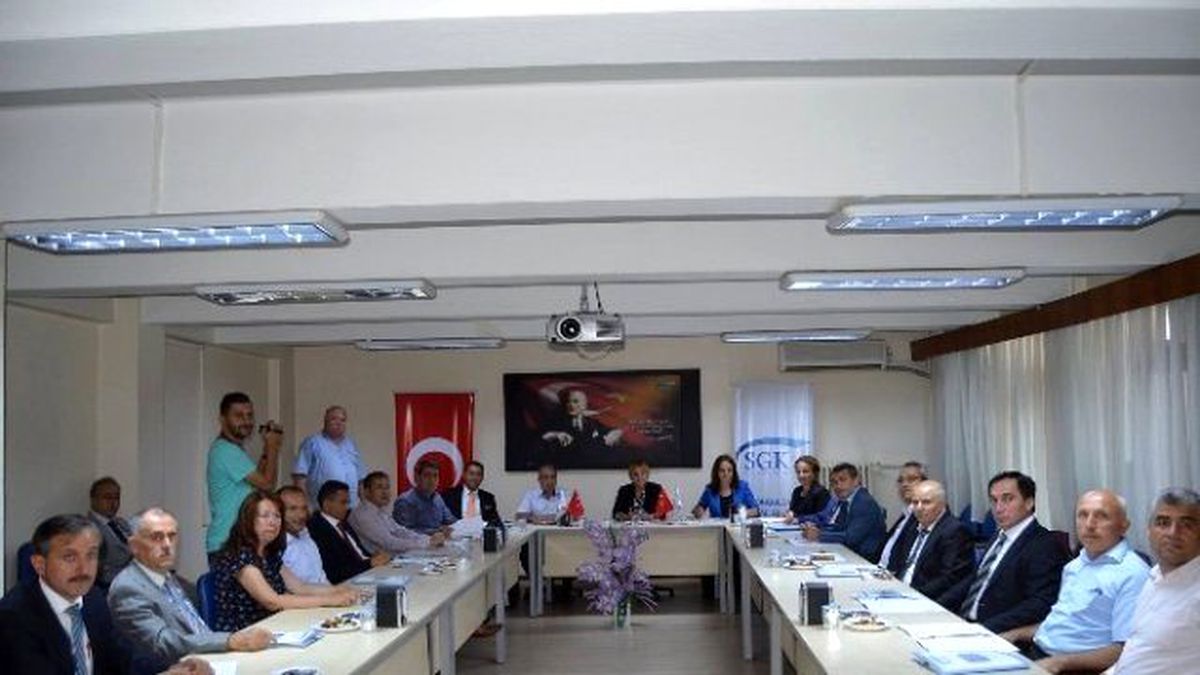 Sgk Bölge Toplantısı Yapıldı