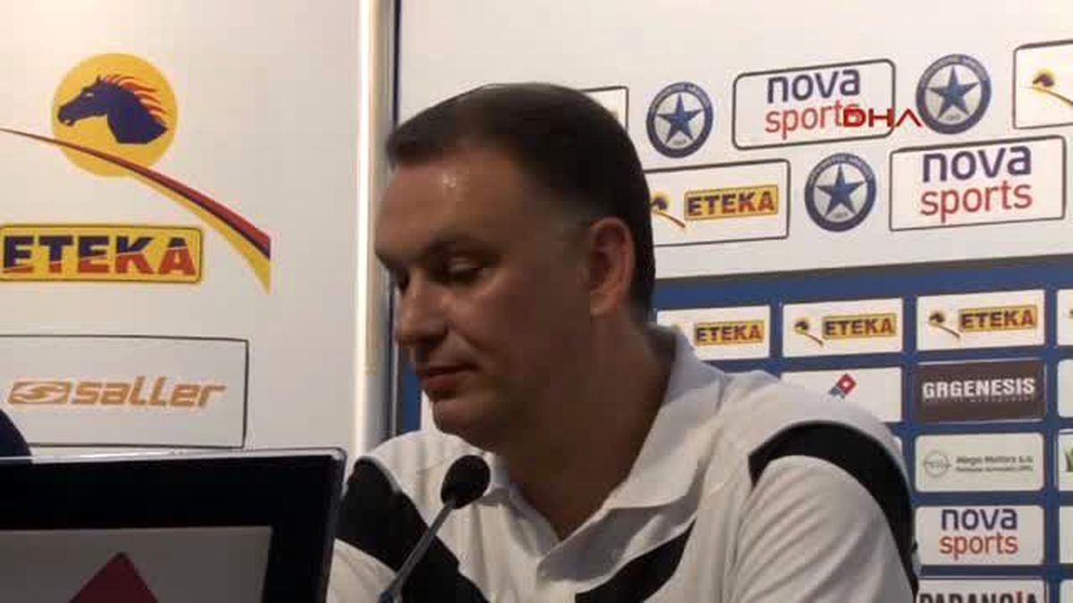 Atromitos Teknik Direktörü Grigoriou Evimizde İlk Defa Bu Kadar Güçlü Bir Takımı Konuk Edeceğiz