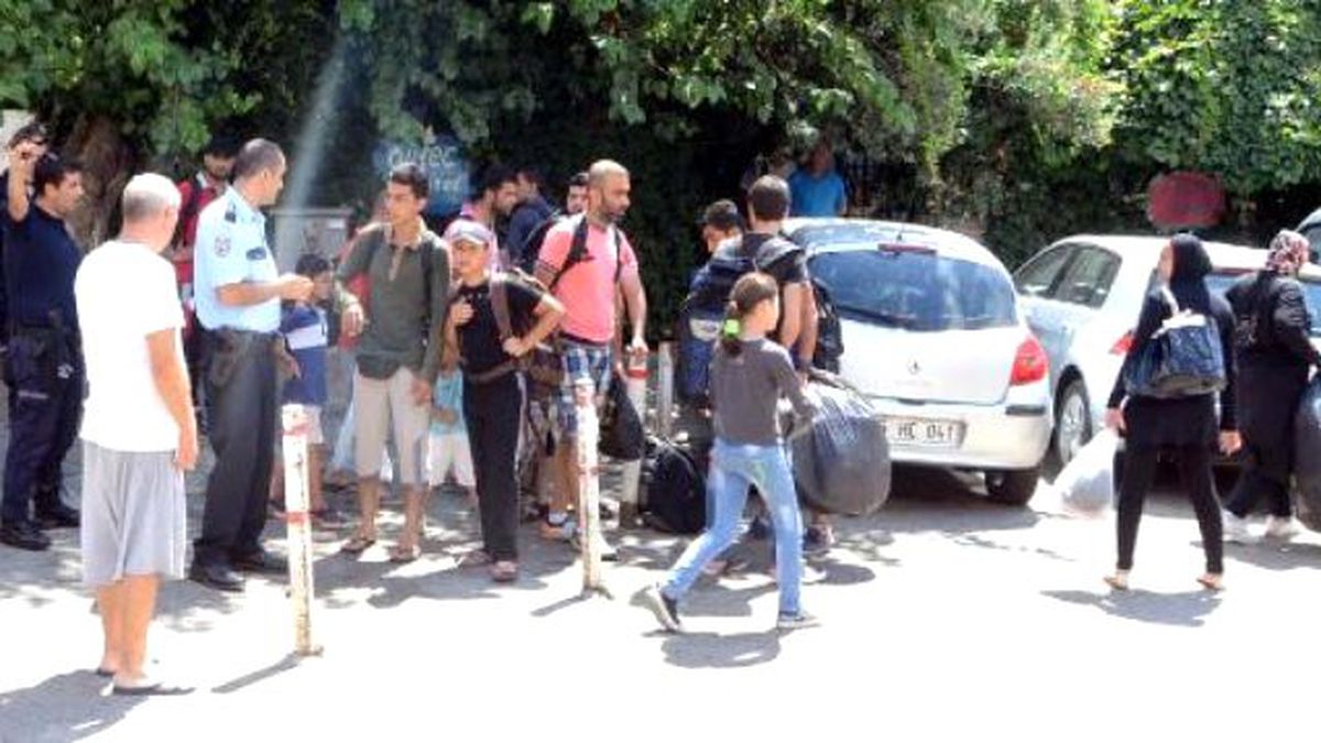Bodrum Parklarındaki Mülteciler Uzaklaştırıldı