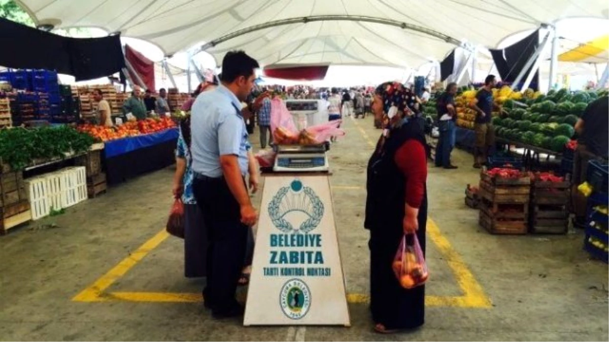 Çaycuma Zabıtasından Tartı ve Etiket Kontrolü