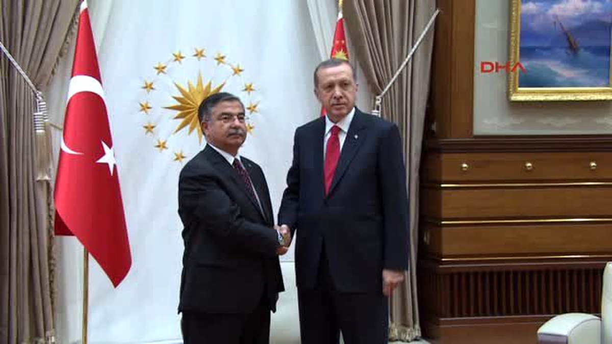 Cumhurbaşkanı Erdoğan TBMM Başkanı Yılmaz ile Görüştü