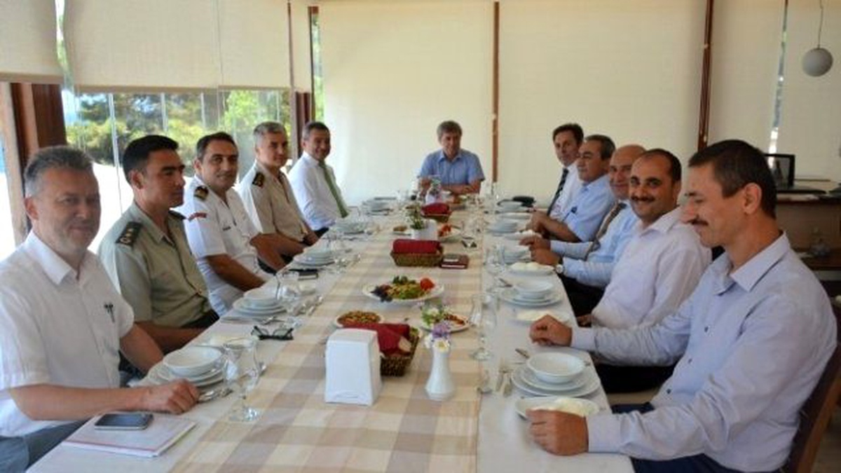 Güvenlik Koordinasyon Toplantısı Dardanos\'ta Yapıldı