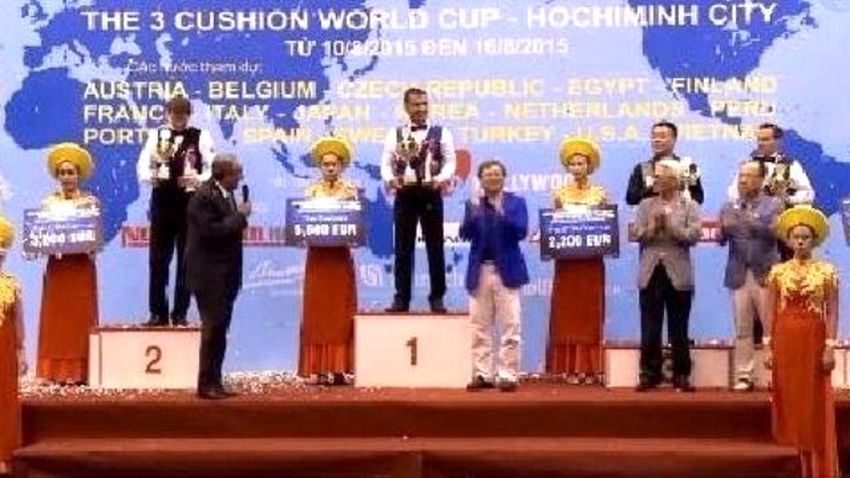 Milli Bilardocu Tayfun Taşdemir Dünya Kupası Şampiyonu Oldu