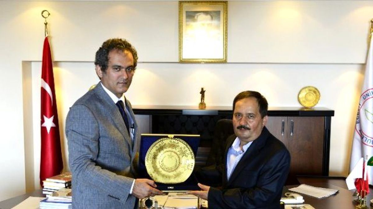 Müftü Yardımcısı Taranoğlu\'ndan, Rektör Özer\'e Veda Ziyareti