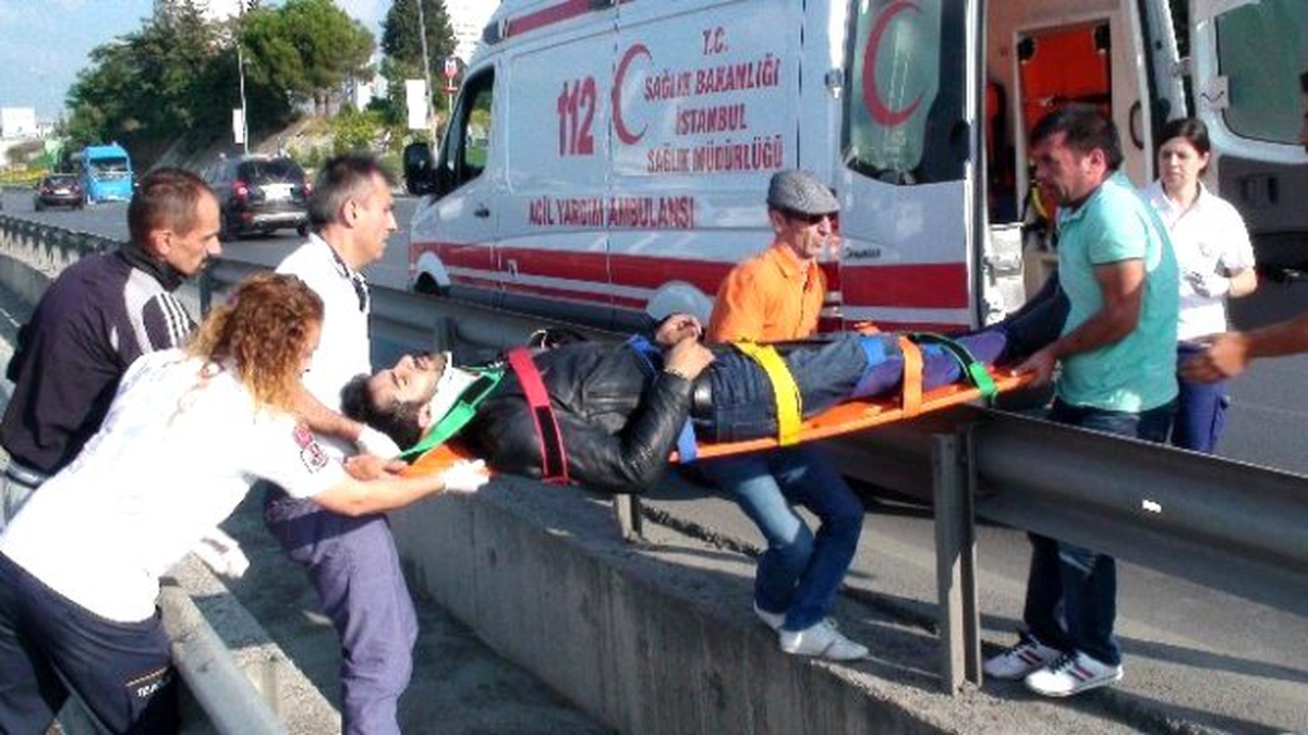 E-5 Karayolundan Yan Yola Yaralı Taşıma Çilesi