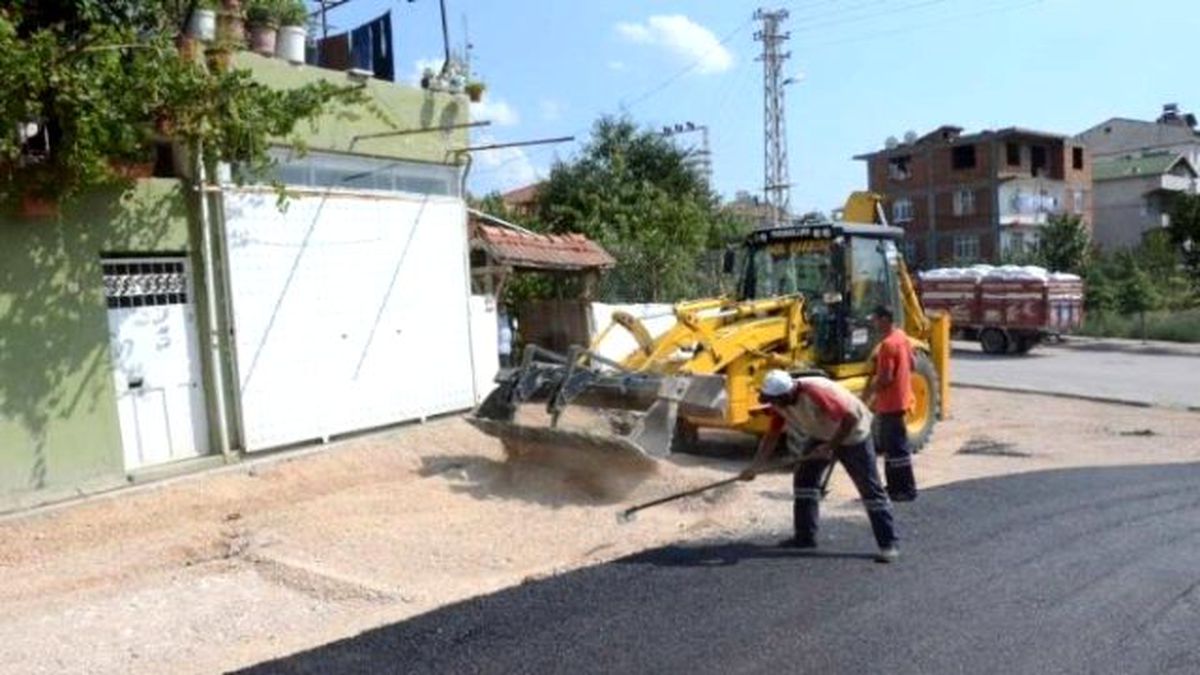 Şeker Mahallesi\'nde Sokaklar Asfaltlanıyor