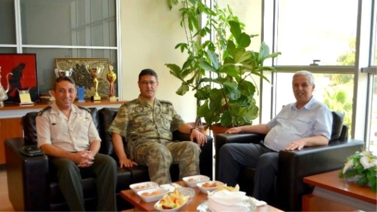 Söke Garnizon Komutanı Erol Akman\'dan Başkan Toyran\'a Ziyaret