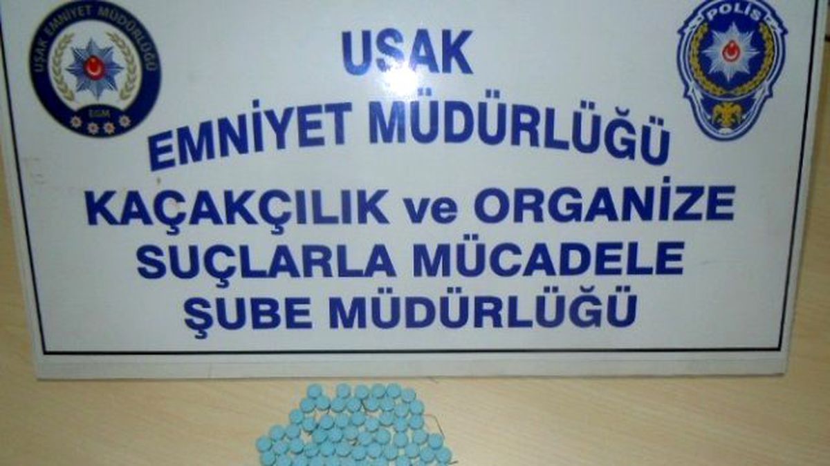 Uşak\'ta Uyuşturucu Hap Operasyonu