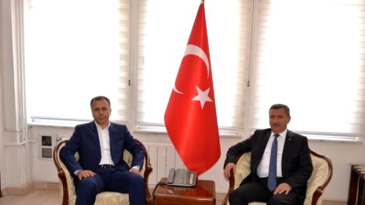 Vali Ali Yerlikaya, Kütahya Valisi Şerif Yılmaz\'ı Ziyaret Etti