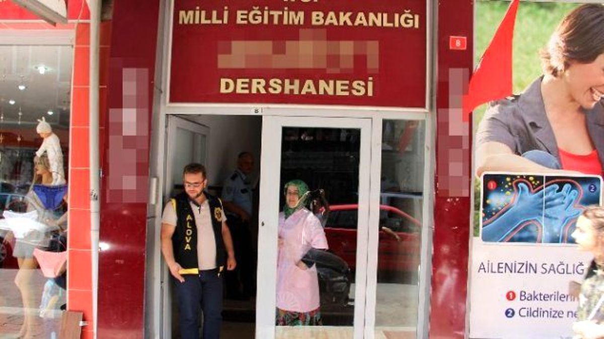 Yalova\'da Cemaat Dershanesine Baskın