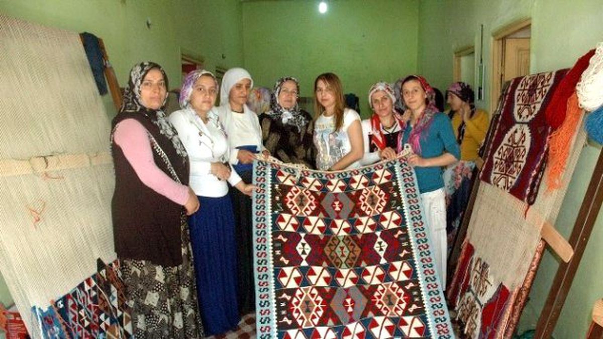 Çatak\'ta Kilim Kursu