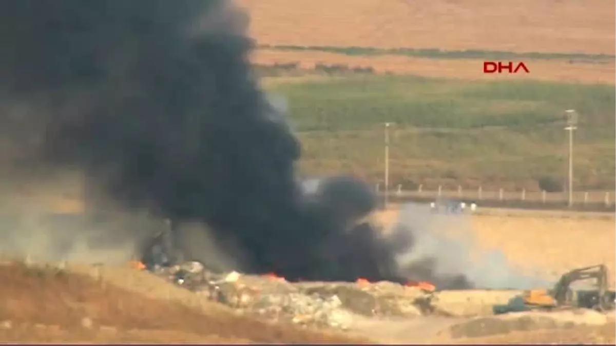 Çorlu Katı Atık Tesisinde Çöp Yangını