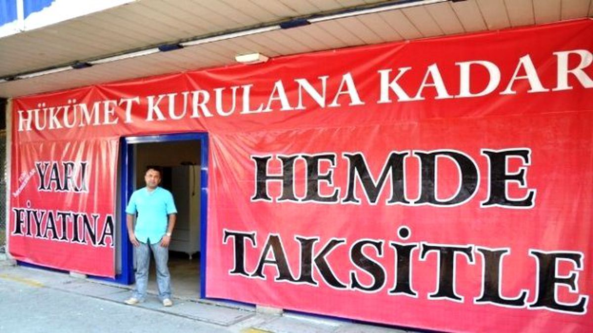 Hükümet Kurulana Kadar Ürünlerde Yüzde 50 İndirim