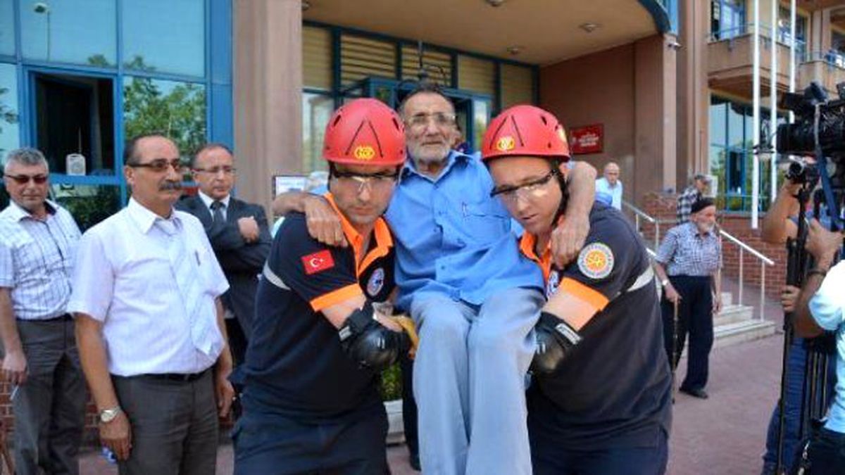Huzurevinde Yangın Söndürme Tatbikatı