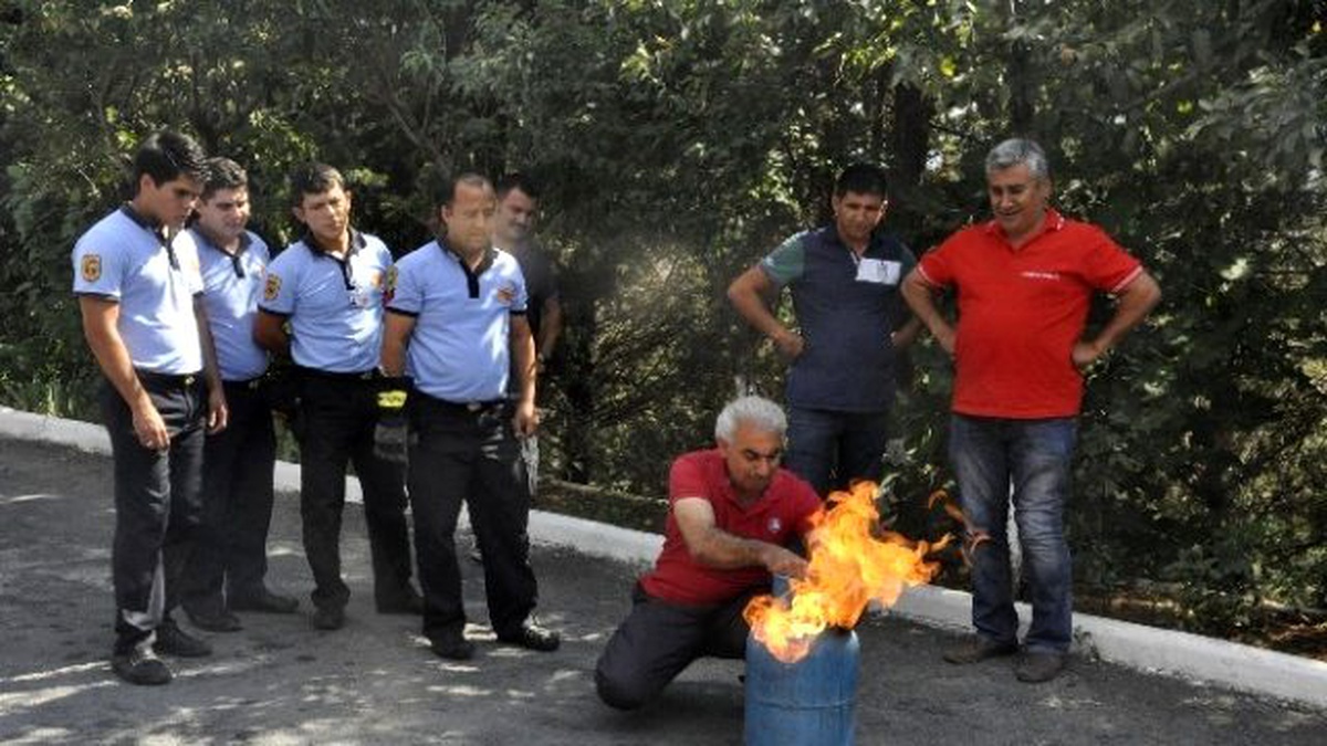 Muğla Büyükşehir İtfaiyesinden Uygulamalı Eğitim