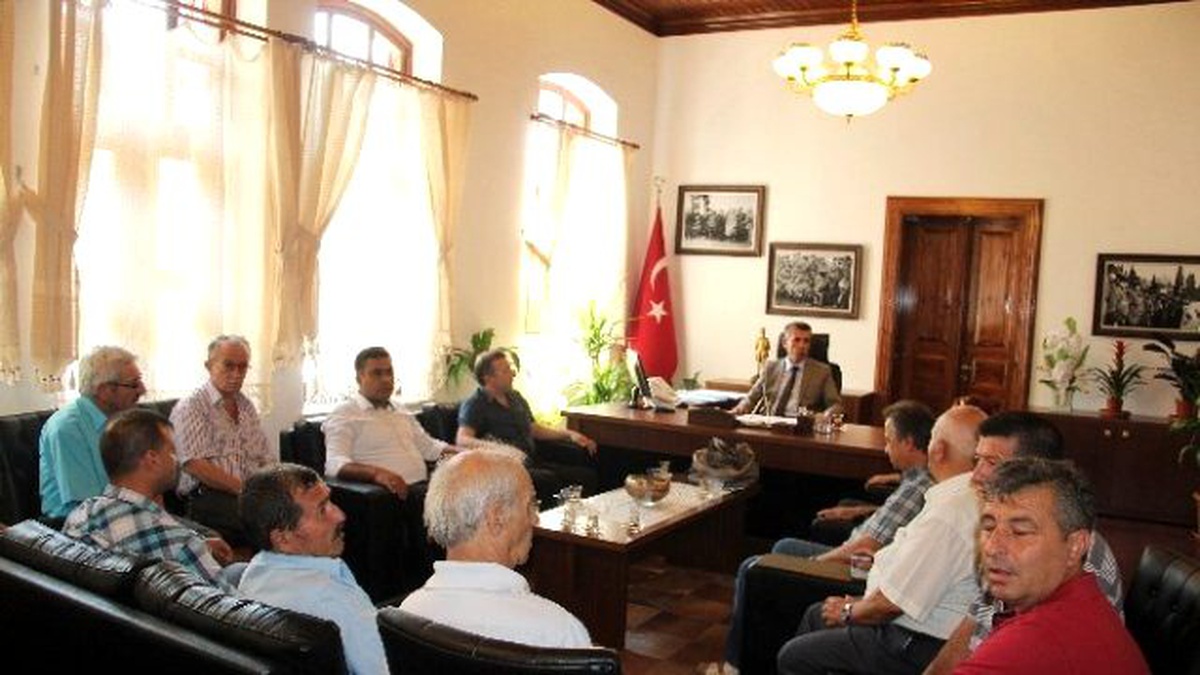 Muhtarlardan Kaymakama Hayırlı Olsun Ziyareti