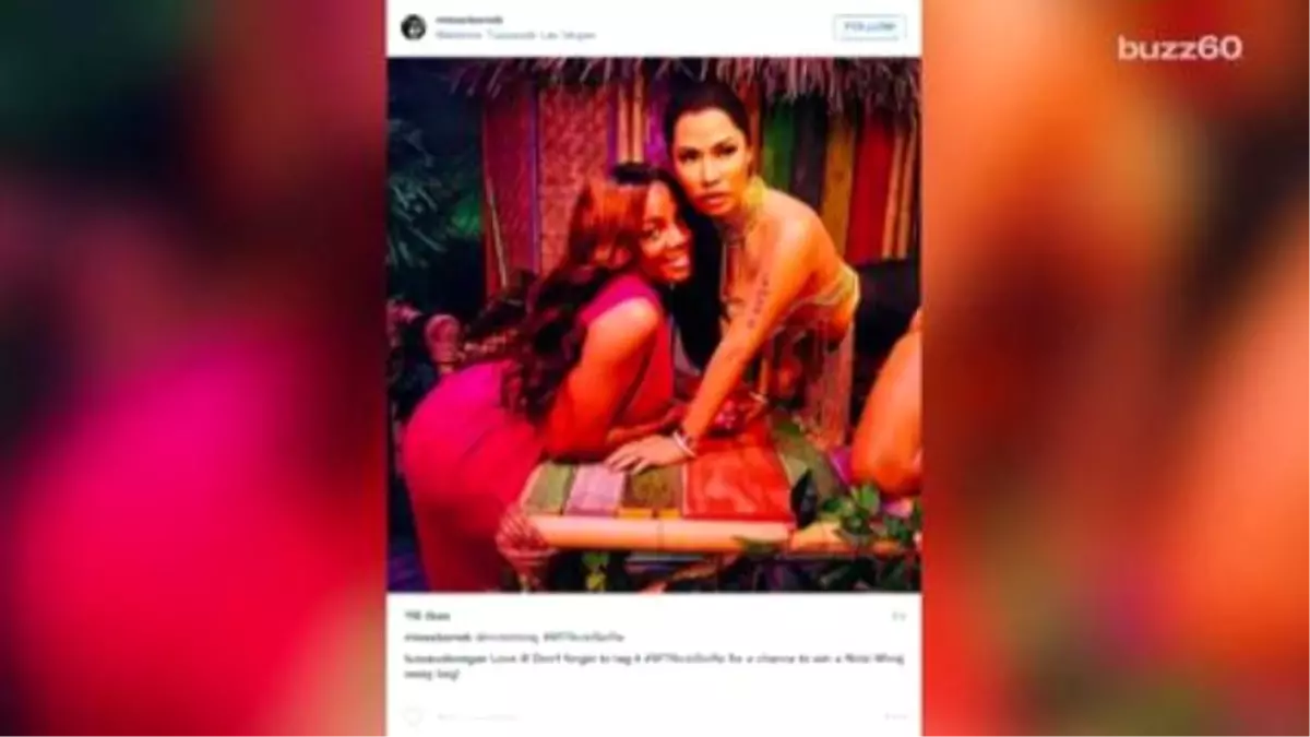 Nicki Minaj\'s Wax Figure Gets Extra Security After Sexy Selfies