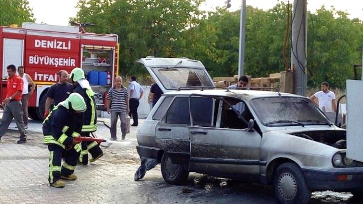 Otomobil Kaynak Yapılırken Yandı
