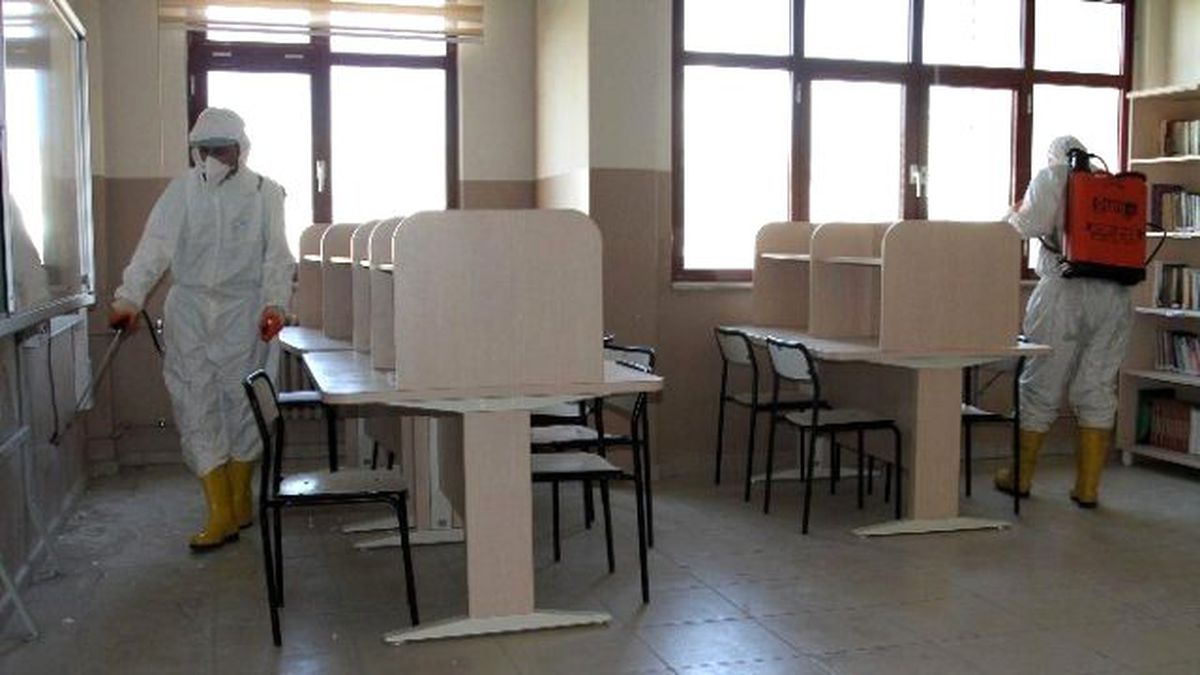 Talas\'ta Okullara İlaçlama Desteği
