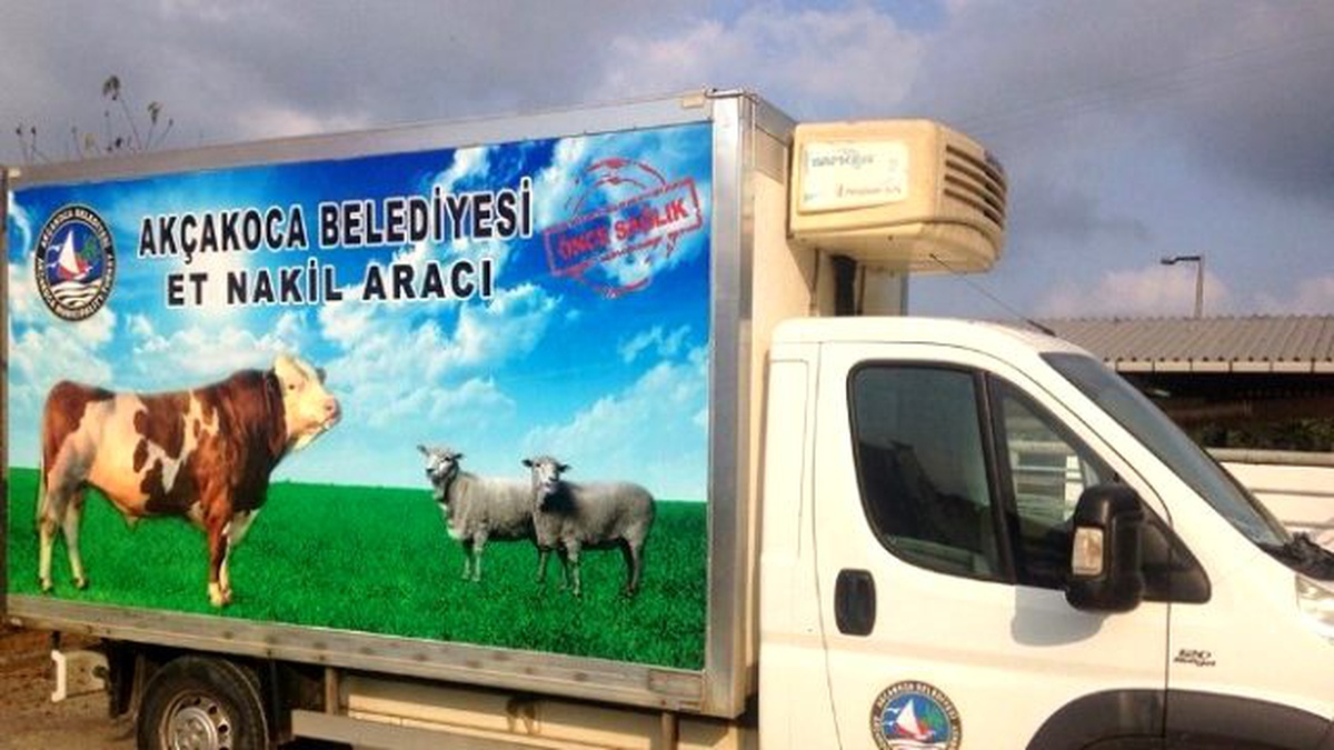Akçakoca Belediye Mezbahasına Yeni Et Nakil Aracı Aldı