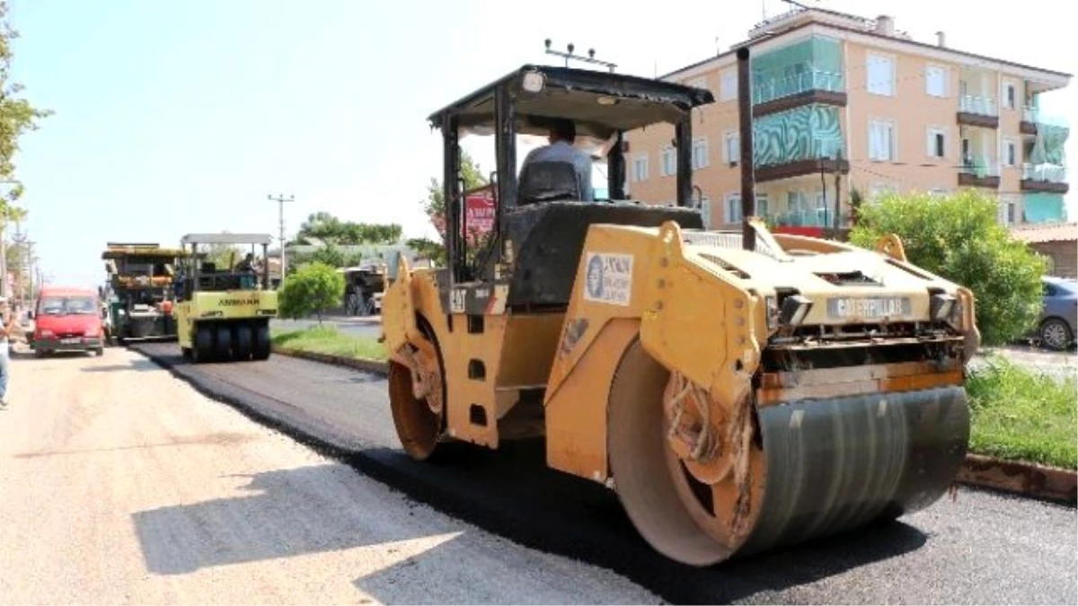 Büyükşehir\'den Sütçüler Yoluna Sıcak Asfalt