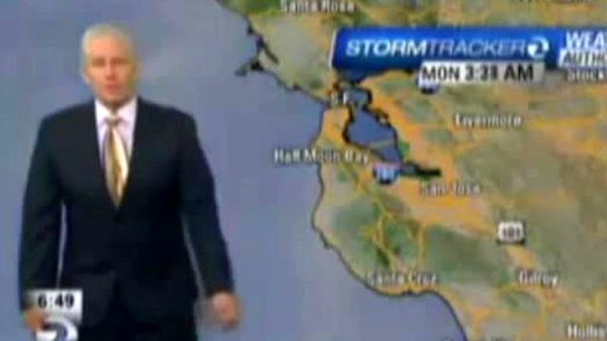 Depreme Canlı Yayında Yakalandı