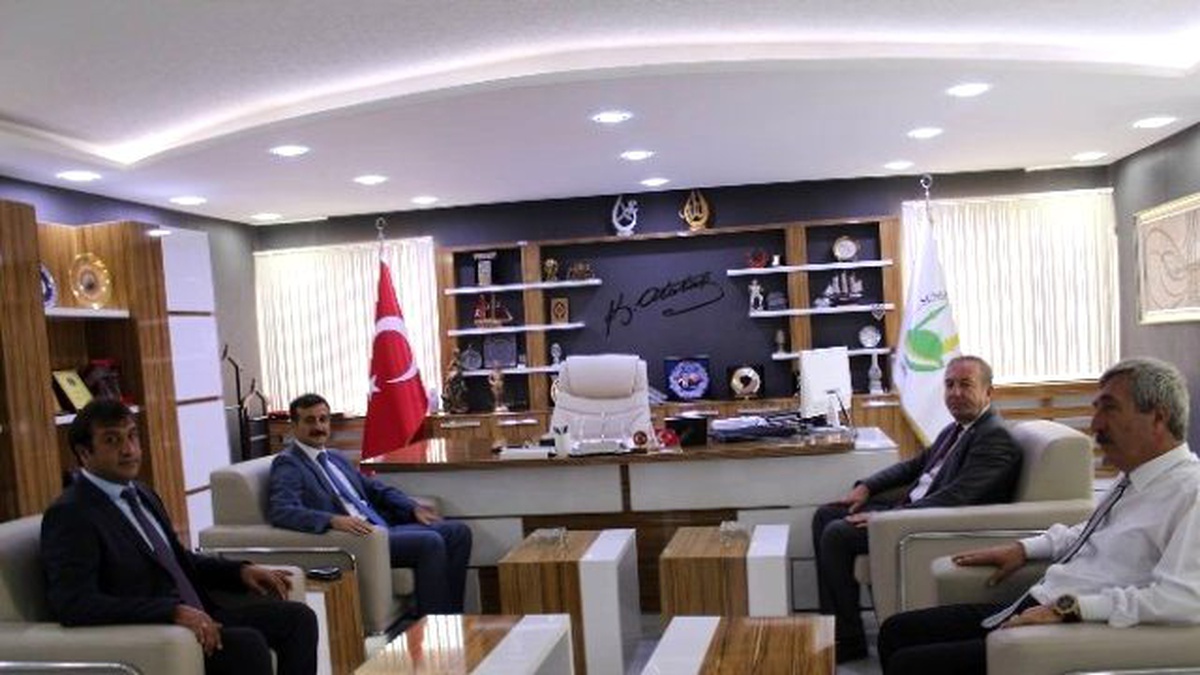 Kaymakam Gözen, Başkan Şahiner\'i Ziyaret Etti