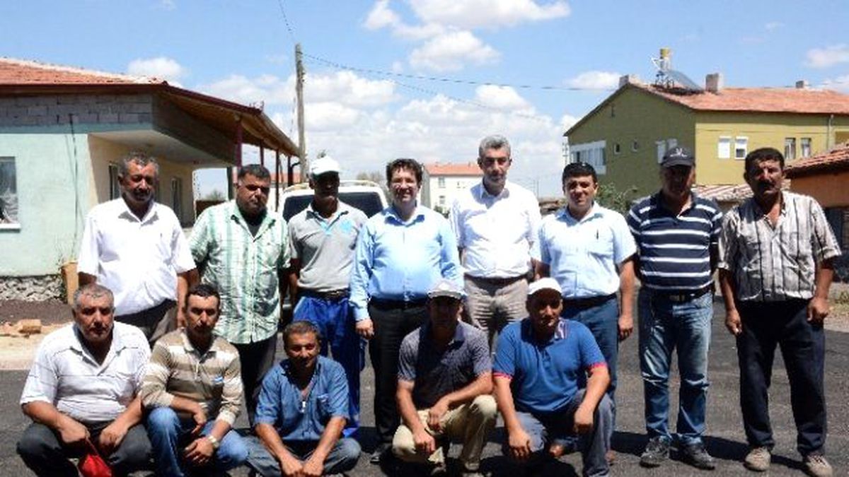 Mahalleliden Başkan Yazgı\'ya Teşekkür