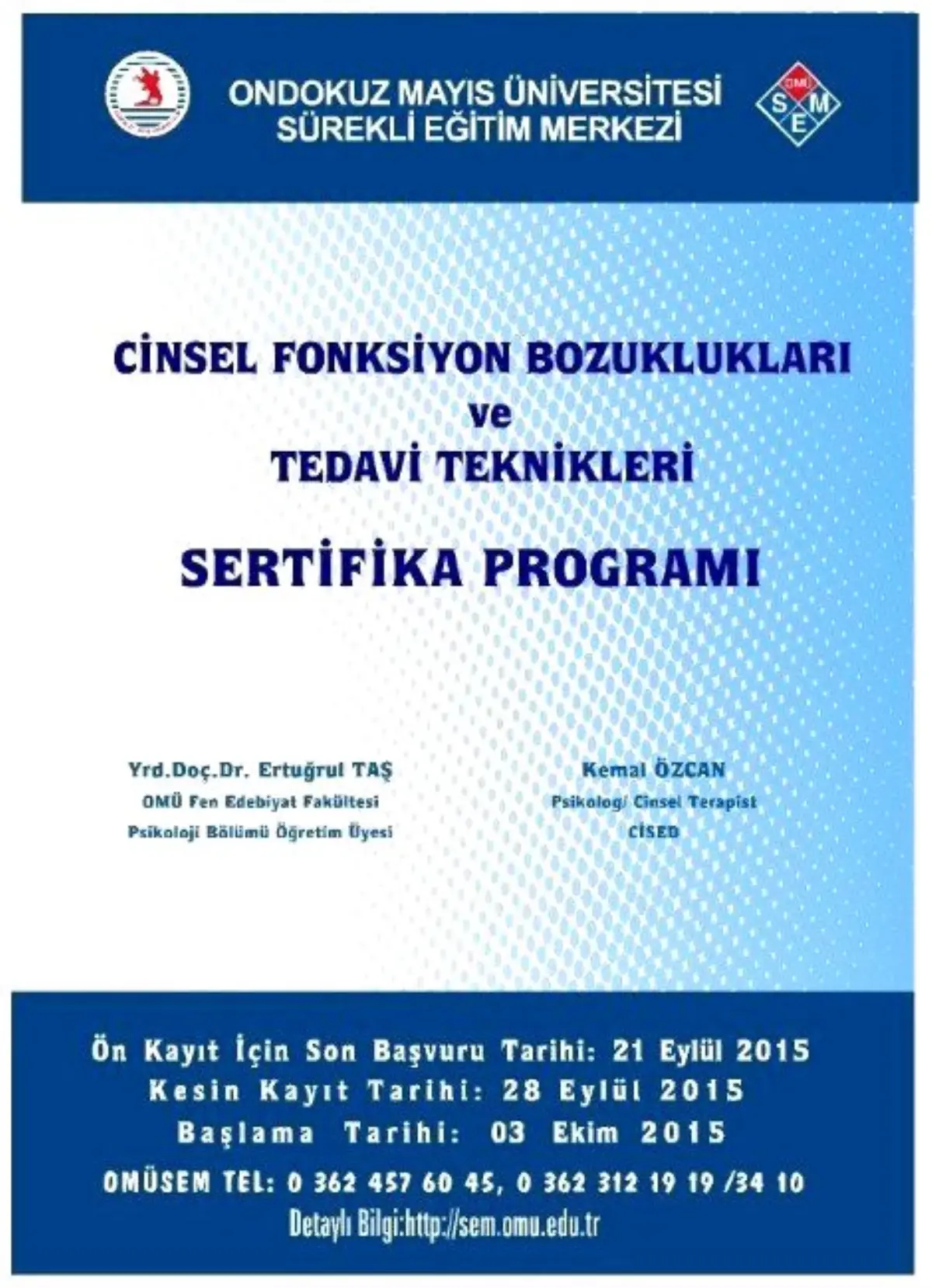 Omüsem'den Yeni Sertifika Programı