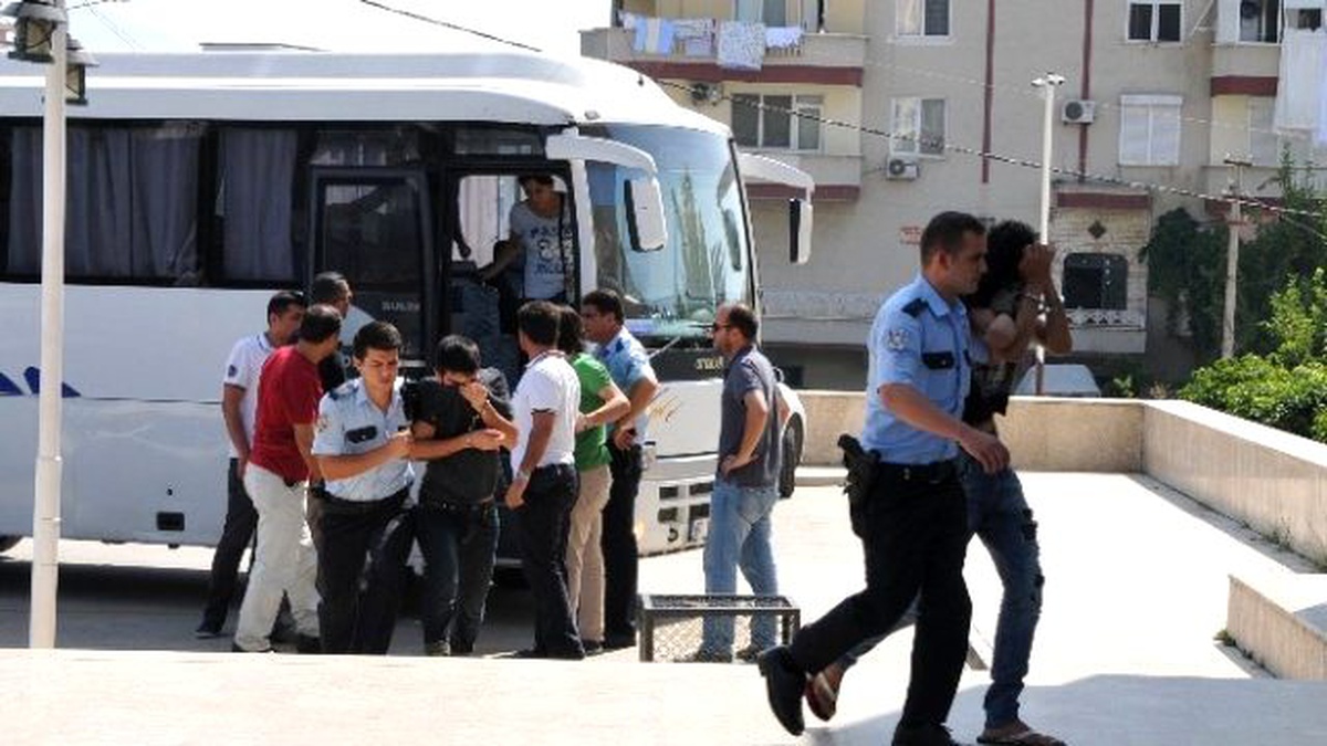Alanya\'da Şafak Operasyonu Zanlıları Adliyede