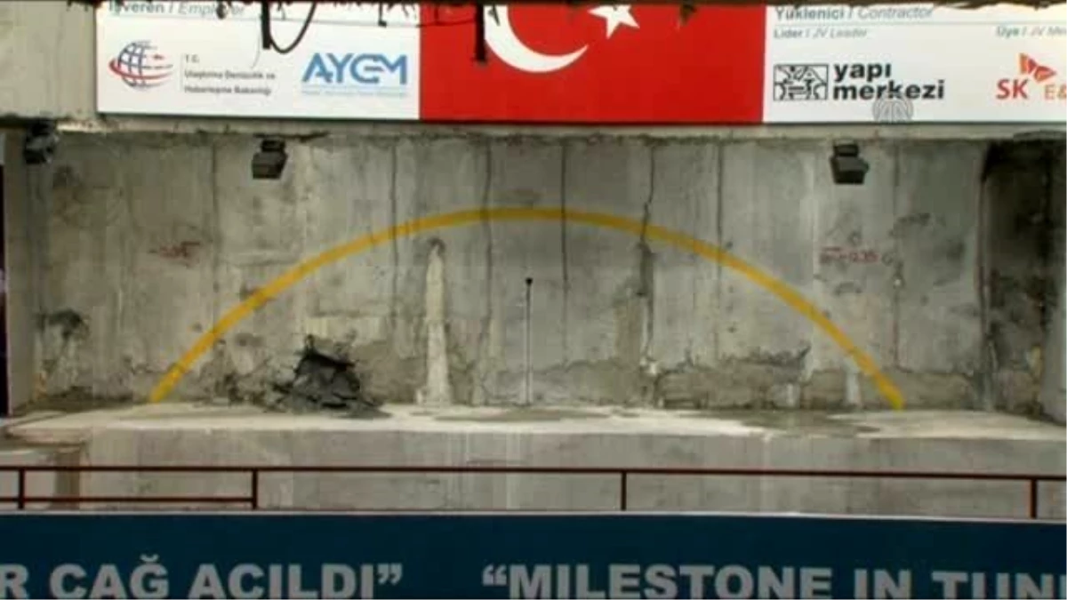 Avrasya Tüneli\'nde Kazı Çalışmaları Tamamlandı - Başbakan Davutoğlu