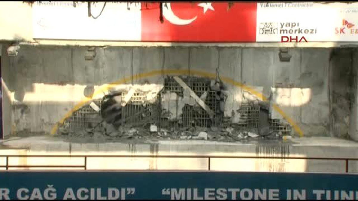 Avrasya Tüneli\'nde Kazı İşlemi Tamamlanıyor