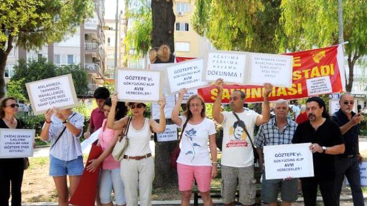 Göztepe\'de Yeni Stada Tepki