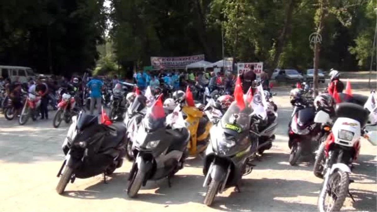Motorculardan Terör Protestosu