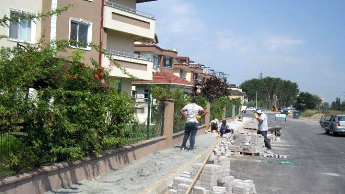 Yahya Kaptan\'da Parke Çalışması