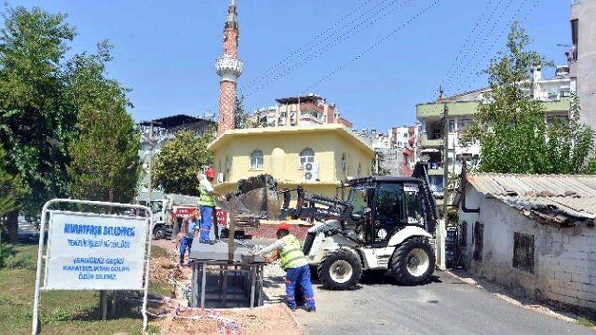 Muratpaşa\'dan Çaybaşı Mahallesi\'ne Yeraltı Konteyneri