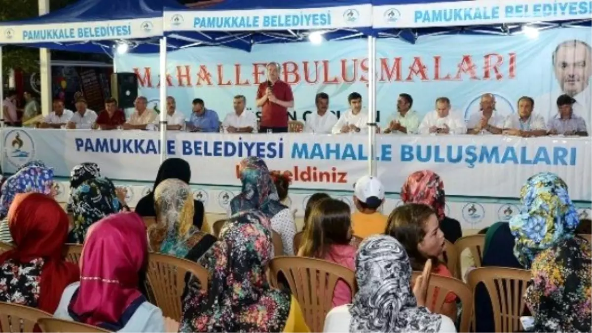 Başkan Gürlesin Kurtluca Mahallesi\'nde Halkla Buluştu