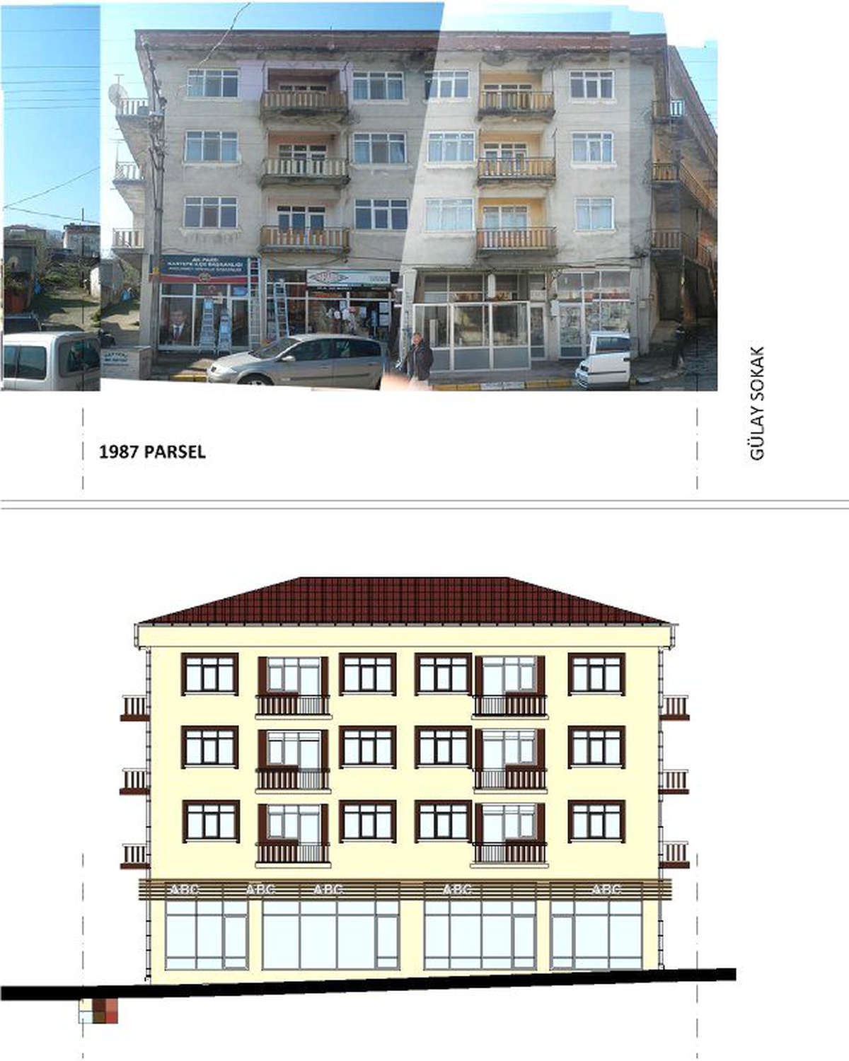 Kartepe\'de Cephe İyileştirme Projesi Hazır