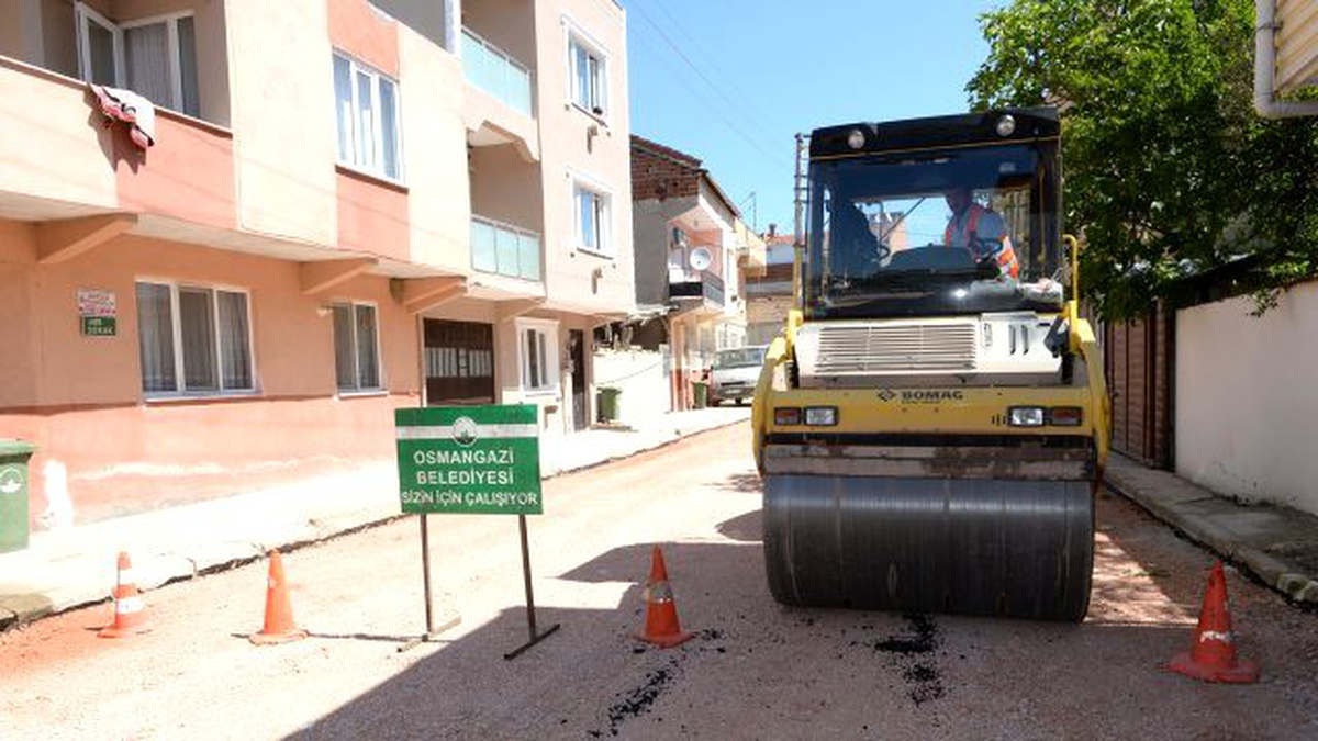 Osmangazi Belediyesi 8 Ayda 95 Bin Ton Asfalt Döktü