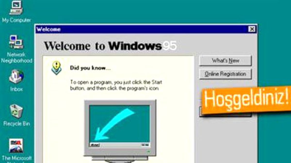 Windows 95, 20 Yaşında!