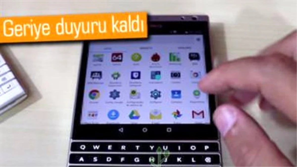 Android\'li Blackberry\'nin Videosu Geldi