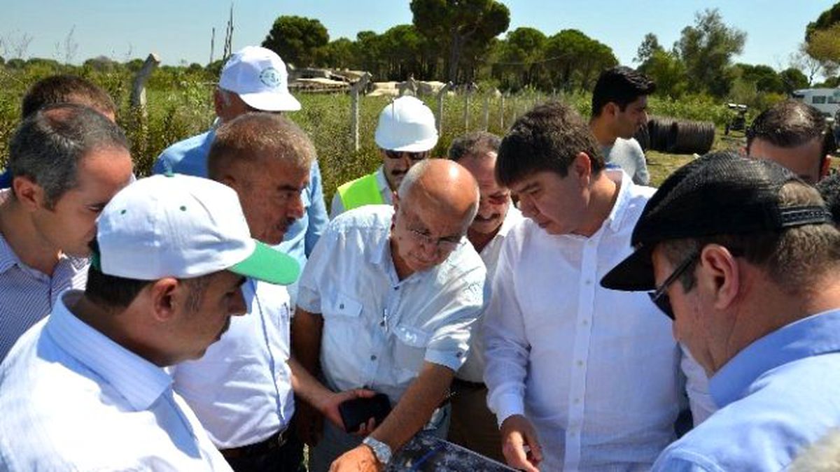 Başkan Türel ve DSİ Bölge Müdürü Özgür Aksu Çayında İncelemede Bulundu