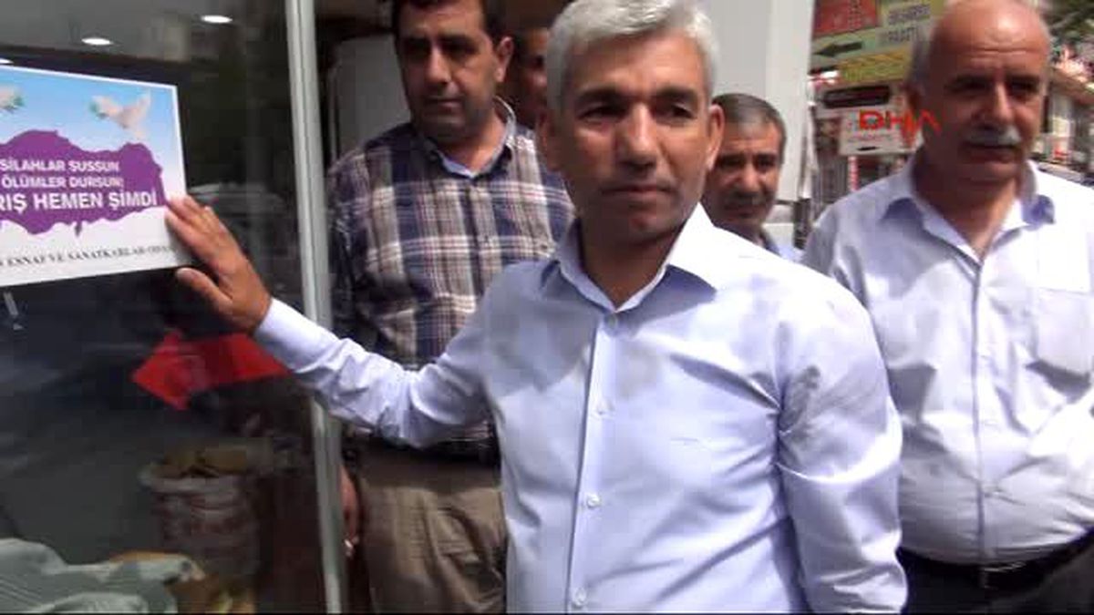 Batman Esnafından, \'Silahlar Sussun, Ölümler Dursun\' Çağrısı