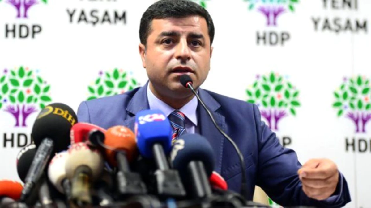 Demirtaş: Kandil Müzakereye Hazır