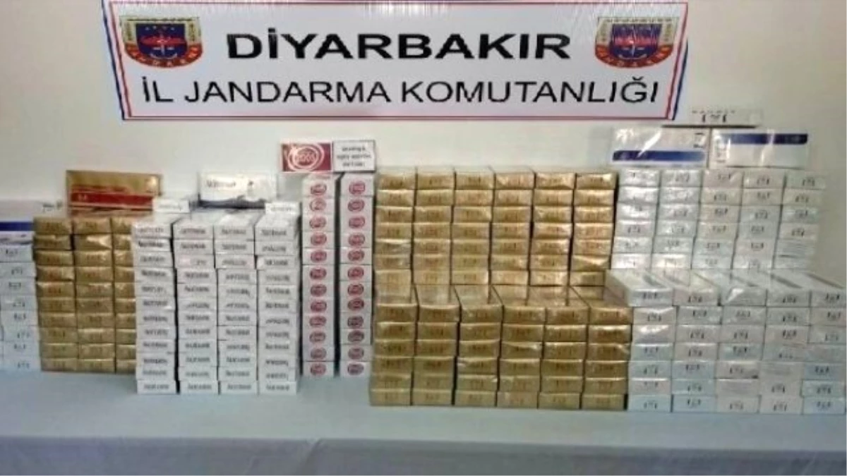 Diyarbakır\'da 70 Bin 410 Paket Kaçak Sigara Ele Geçirildi